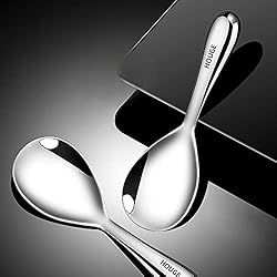 AHOUGER Rice Paddle, Rice Spoon Stainless Steel