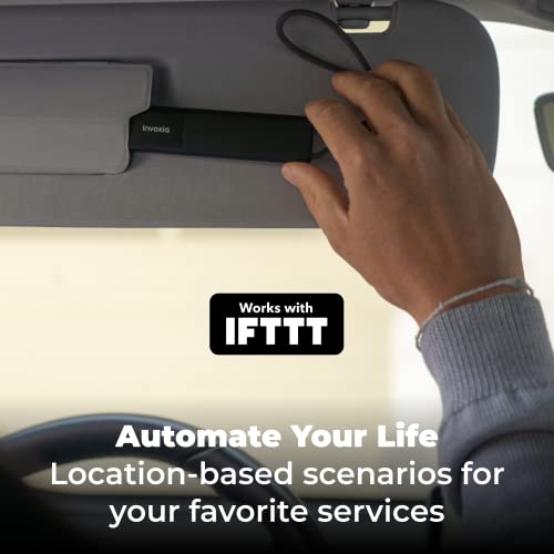 Invoxia Real Time GPS Tracker with 1 Year Subscription NO FEES — For Vehicles, Cars, Motorcycles