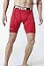 TSLA Men's Compression Shorts Baselayer Cool Dry Sports Tights, Zero(s17) - Red, X-Large.