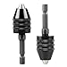 1/4'' Keyless Drill Chuck Adapter Conversion Hex Shank Drill Kit Bits Quick Change Impact Driver for Drill Press
