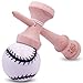 White & Black Baseball Kendama And Extra String