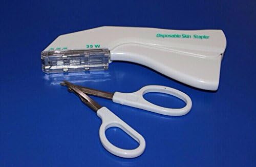 10 x DISPOSABLE SKIN STAPLERS AND STAPLE REMOVERS SET,CE