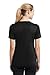 SPORT-TEK Women's Athletic Shirts, Black, Small
