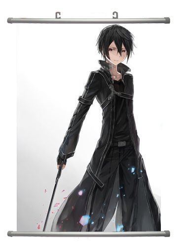 Sword Art Online Anime Kirito Wall Scroll Extra Groß ? 60 x 90 cm