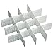 Duroetui Adjustable Plastic Drawer Closet Grid Divider Tidy Organizer Container Home Storage (45cm X 7cm ( 18