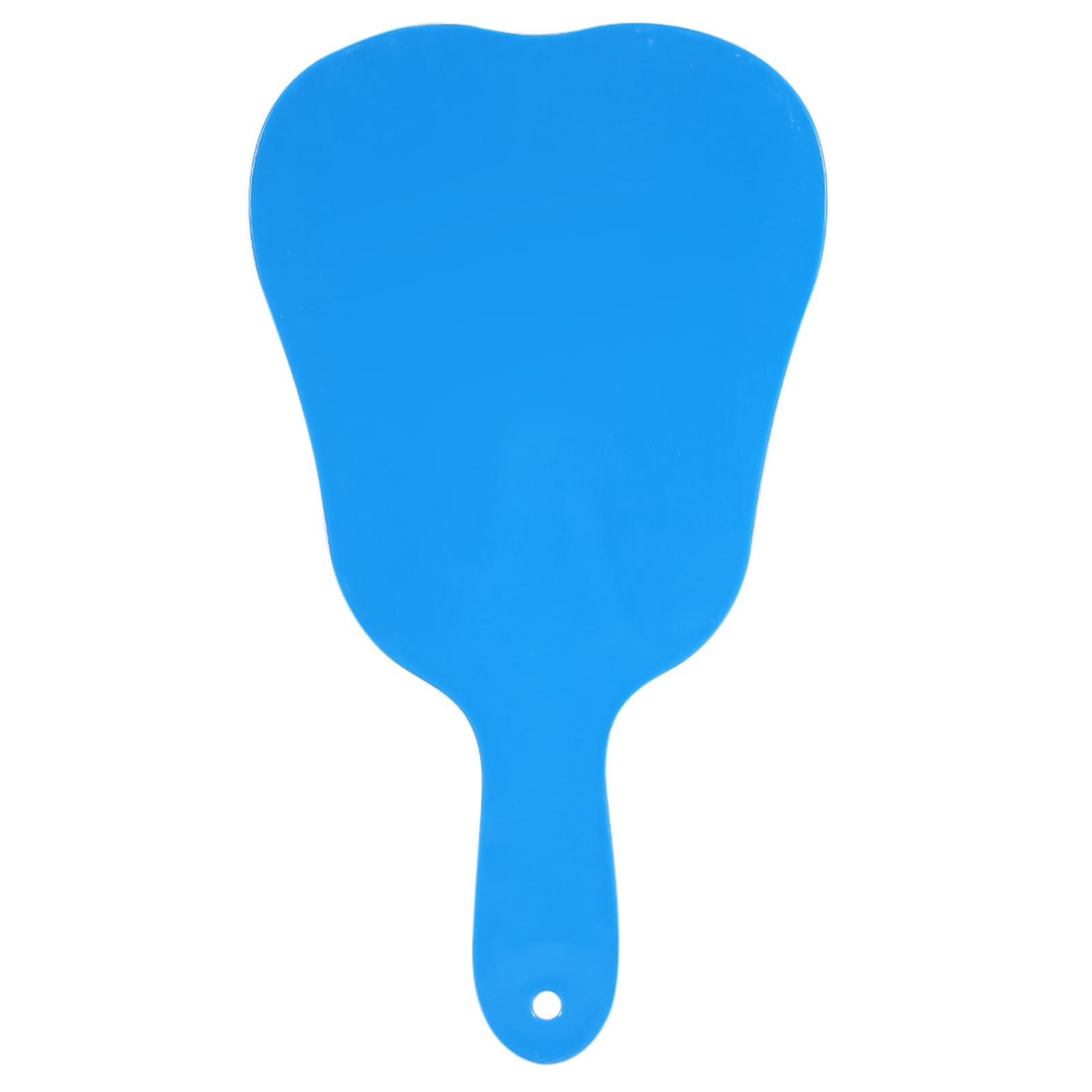 9.8 * 5.1inch Hand Mirror, Hand Mirror with Magnifier, Fashionable Useful Cute Plastic Handle Tooth Dental Care Hand Mirror Tool(Blue)
