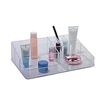 BathSense Acrylic Collection Bathroom Vanity Top Sink Top Makeup & Skin Care Product Organizer, Transparent