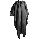 Beautyours Haircutting Cape & Large Neck Duster Brush 2PCS Set Home Haircut kit Hair Cut Cutting Umbrella Cloak Catcher Apron Salon Barber Hairdressing for Family Hairstylist Design Gown Barbers