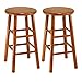 Winsome Wood Tabby Stool, 24-Inch, Cherry