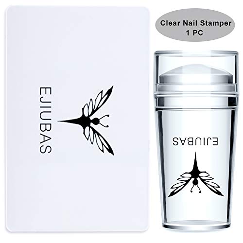 Ejiubas Stamping Plates Nail Stamp 3Pcs + 1 Nail Stamper Scraper Nail Stamping Kits Nail Stamper Plates DIY Nail Art Design EJB-01&06&08 - Thumbnail 4