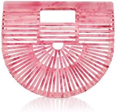 Cult Gaia Women's 20002ACC Fuchsia Acrylic Handbag