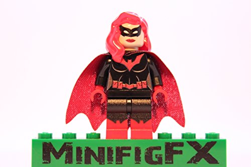 Custom Lego Batwoman Minifig DC Comics Superhero Batman Kathy Kane