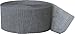 Premium Grey Crepe Paper Streamer - 81 ft (1 Pc) - Perfect for Birthdays, Weddings, and Events
