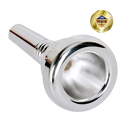 image for Libretto Trombone Mouthpiece, 12C, Silver Plated, Great Gift