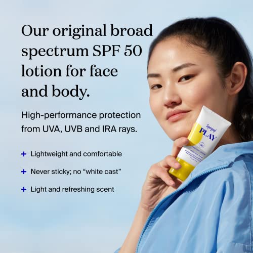 Supergoop! PLAY Everyday SPF 50 Lotion, 18 fl oz 2 Pack ReefFriendly, Broad Spectrum