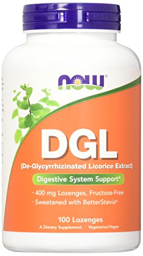 NOW DGL 400 mg,100 Lozenges