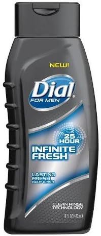 DialMen Body Wash, Infinite Fresh, 16 fl oz (Pack of 2)