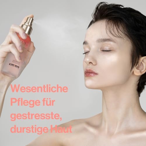 d'alba Italienisches weiß Trüffel Sprühen Serum, vitalisierendes, feuchtigkeitsspendendes, beruhigendes Serum-GesichtsnebelSprühen, SOS-Lösung für rote und empfindliche Haut, Vital (100ml)