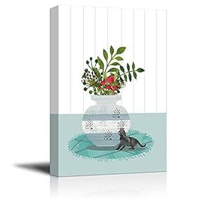 Wall26-Canvas Wall Art- Adorable Kitten -Giclee Painting Wall Bedroom Living Room Home Decoration - 12x18 inches