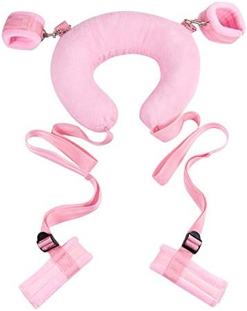 KissBody Adjustable Restraint Kit Adjustable Restraint Wrist Cuff (Pink)