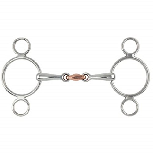 Shires 2-Rng Copper Fernch Link Gag Bit