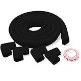2M PremiumTable Edge Childproofing Guard Protector With Four Corner Cushion In Different Colours/Styles Black in U Shape M-HG002BU