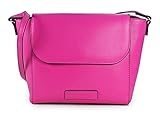 Vera Bradley Women's Solid PU Flap Crossbody Fuchsia Cross Body