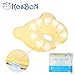 KSB 9 Inches Blue Soft Memory Foam Baby Pillow Head Positioner Neck Support,Prevent Flat Head Syndrome For 3 Months To 1 Year Old Infant (Bear Shape,Includes Pillow Case)