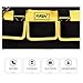 KATA 16 Inch Heavy Duty Tool Bag with Wide Mouth for Tool Storage and Organizer,Water Proof Base,Yellow