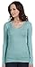 Bella Ladies Sheer Rib Long Sleeve Longer Length V-Neck T Shirt. 8750 - Large - Cream