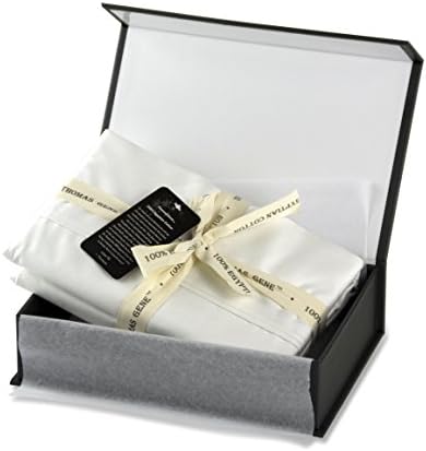 Baby Crib Luxury Sheet 100% Egyptian Cotton 1000 Thread Count Sheet Gift Box (White)