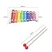 Haleppy Wooden 8 Key Notes Xylophone Toys Hand Knock Piano Music Instrument for 1 2 3 Years Old Kids and Up