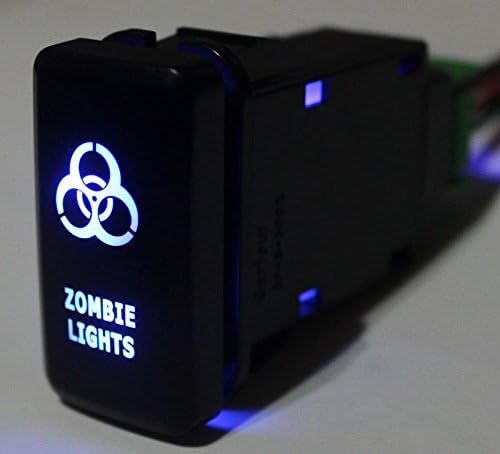 Bandc Custom Zombie Lights Push Switch Blue Led Light for Toyota Prado Hilux Landcruiser Fj Cruiser