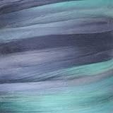 Extra Fine Merino Roving 19 Micron Color Starry Night One Ounce for Felting and Spinning