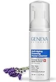Foaming Facial Cleanser - Natural Swiss Formula with Anti-Aging Ingredients Formulated To Moisturize and Cleanse Your Face - Men & Women - 4oz