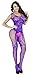 Sexy Strap Floral Open Fishnet Bodystocking Plus Size Bodysuit For Women