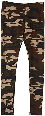 1st Kiss Big Girls Camo Leggings 14-16 Green/black camo