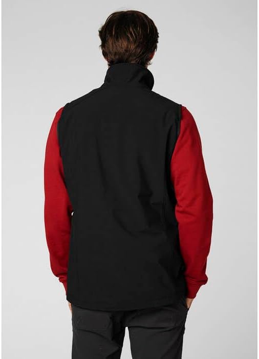 Hommes Gilet Softshell Paramount, Noir, XL