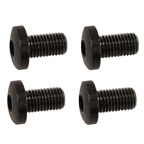 Hogue Colt & 1911 Officer s Grip Screws (Per 4) Hex, Black