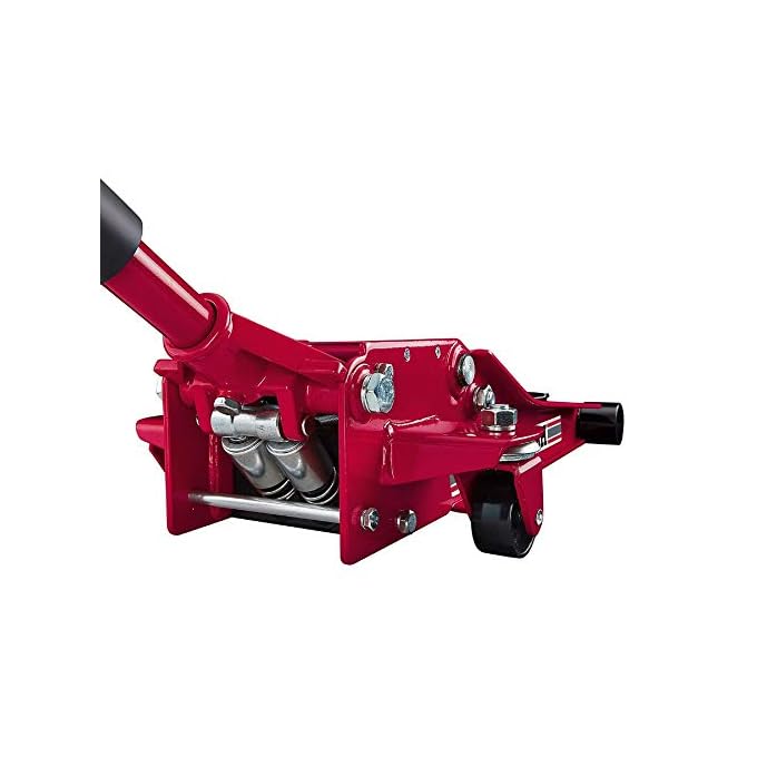 Pittsburgh Automotive 3 Ton Heavy Duty Ultra Low Profile Steel Floor Jack With Rapid Pump Quick Lift
