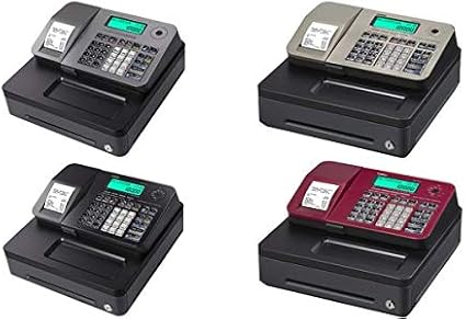 Casio se-s100sb-rd-fr caja registradora Rojo: Amazon.es: Oficina y papelería