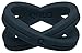Women's Navy Blue Crossover Silicone Ring Size 05