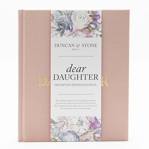 Mother Daughter Journal – Durable Dear Daughter Journal Keepsake – Linen Baby Memory Book - Unique Gifts for Daughter (Pink, 230 Pages)