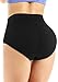 Yulee Womens Shorts Padded Seamless Butt Hip Enhancer Shaper Underwear Panties,Black,XX-Large