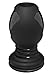 Doc Johnson Platinum Premium Silicone - The Stretch - Hollow Butt Plug - Large - Black
