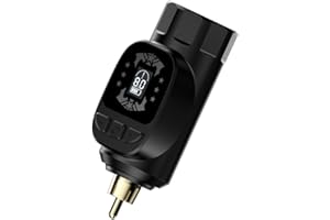 Hawink Tattoo Battery Wireless Power Supply for RCA Rotary Tattoo Pen Machine (Black) P155-1-RCA