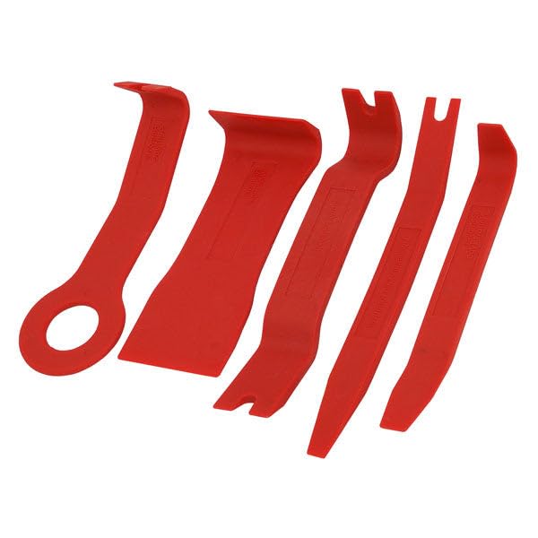 Neilsen CT2580 5pc Trim and Moulding Tool Set - Non Marking Plastic | Various Sizes & Shapes for Interior and Exterior Trim Work