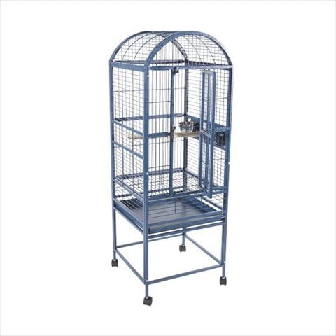 AE Cage Company Black Classico Dometop Small Bird Cage, 18" L X 18" W X 51" H