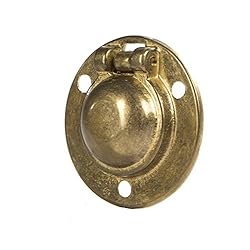 Flush Ring Pull Round 1-1/2" Brass