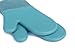 Honla Silicone Oven Mitts,Heat Resistant to 500 F,1 Pair of Non Slip Kitchen Oven Gloves for Cooking,Baking,Grilling,Barbecue Potholders,Teal